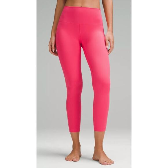 lululemon athletica Pants - Lululemon Align Double Lined Lipstick Pink Leggings Size 6